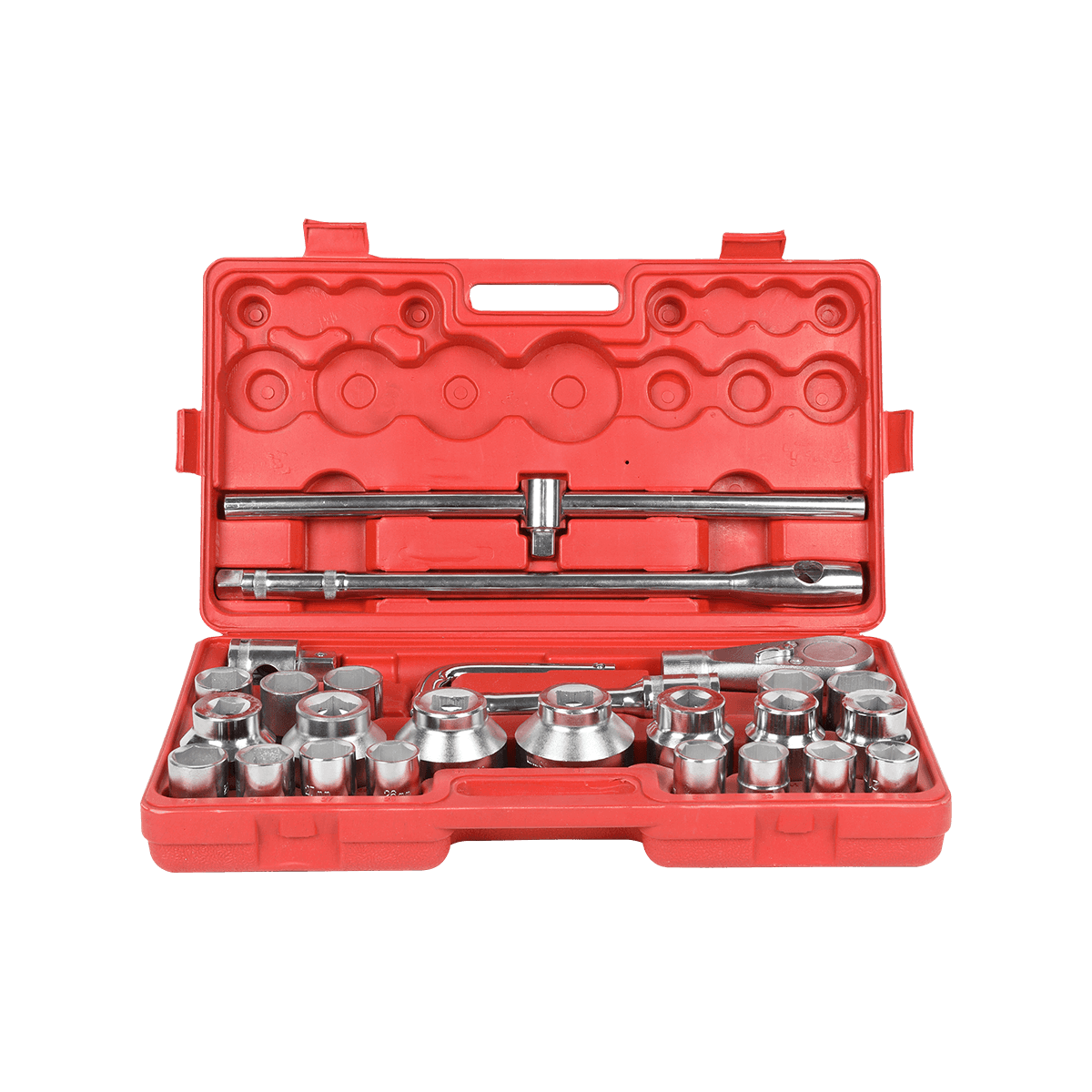 26 Pcs 3/4 'Cr-Mo Socket Mechanisch Gereedschap Set Slagmoersleutel Combo Kits Heavy Duty Tool Set
